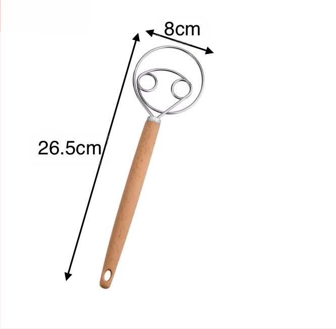 Tešlos maišytuvo miltų maišytuvas nerūdijančio plieno spiralė rankinis tešlos maišytuvas tešlos spiralė tešlos maišytuvas lazdelės tešlos maišytuvo artefaktas