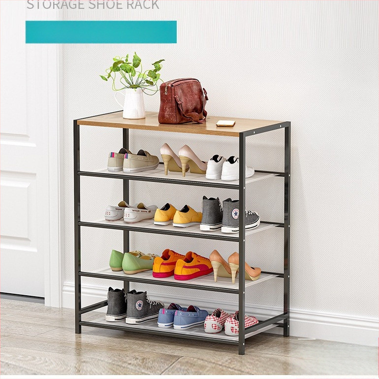 Teraspuidust kingariiul, mitmeotstarbeline põrandariiul, viiekihiline ühiselamu majapidamise mitmekihiline kokkupanek, lihtne rauast kingakapp