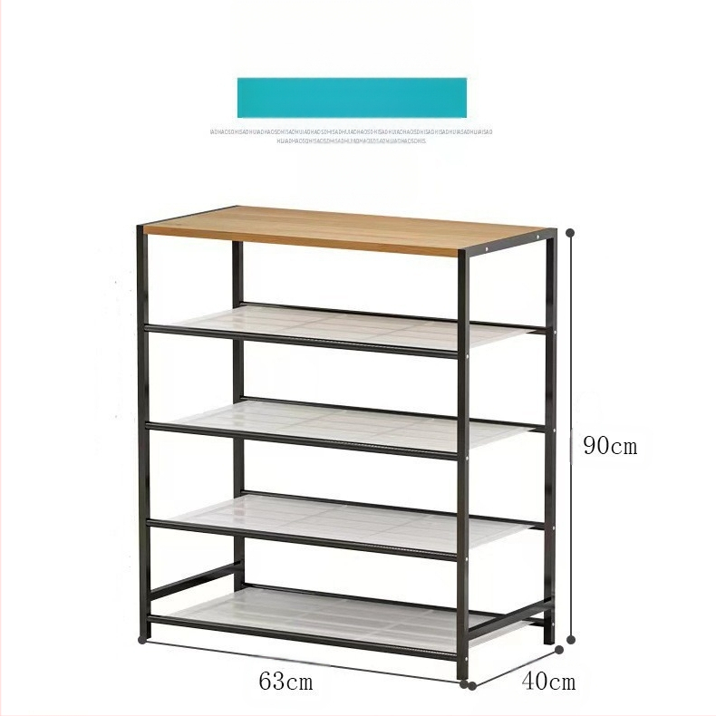 Teraspuidust kingariiul, mitmeotstarbeline põrandariiul, viiekihiline ühiselamu majapidamise mitmekihiline kokkupanek, lihtne rauast kingakapp