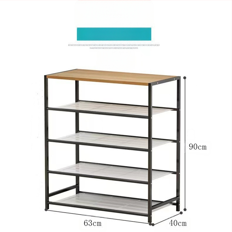 Teraspuidust kingariiul, mitmeotstarbeline põrandariiul, viiekihiline ühiselamu majapidamise mitmekihiline kokkupanek, lihtne rauast kingakapp