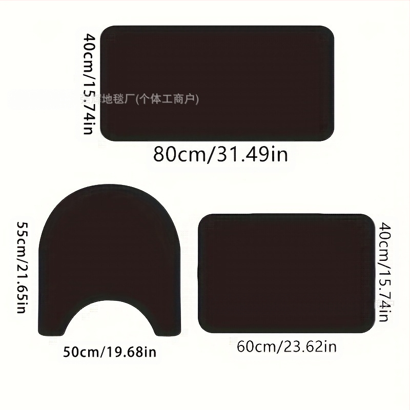 Трансгранични меки подови постелки от диатомови водорасли, бързосъхнещи и водоабсорбиращи постелки за врата, трикомпонентни подови постелки за тоалетна, противоплъзгащи постелки за баня, предлагани на едро