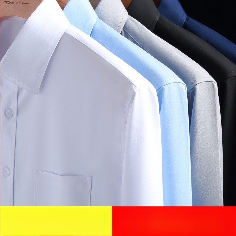 Férfi plus size hosszú ujjú ing Plus size extra large férfi fehér bő business hosszú ujjú ing