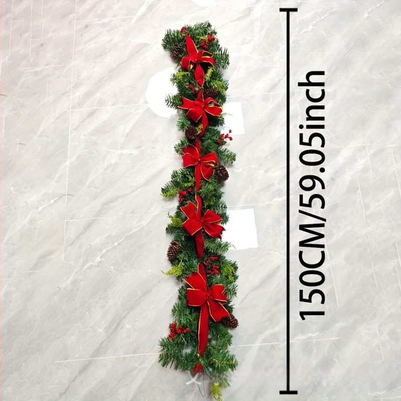 Hua Mo 2025 Διασυνοριακό Temu Νέο Χριστουγεννιάτικο Υφασμάτινο Ρατάν Χριστουγεννιάτικη Ατμόσφαιρα Πόρτα Αυλής Κρεμαστές DIY Διακοσμητικές Σκάλες