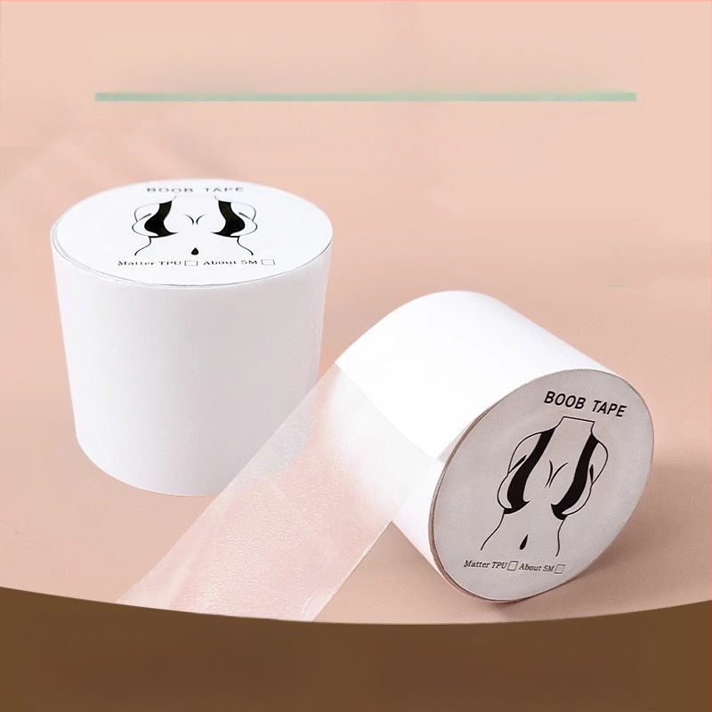 Läbipaistev tõstev elastne riidest rinnaplaaster, lõigatav spordiside, hingav higistamisvastane teip, rinnaplaaster naiste pulmakleidi slingile