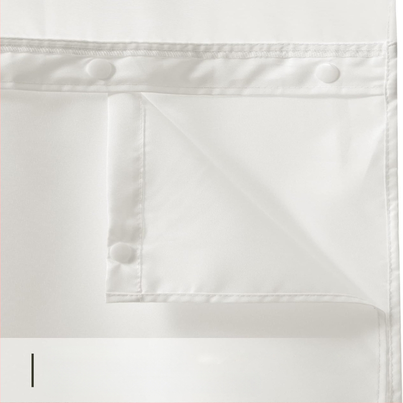 Ühevärviline läbipaistev vannitoa kardin ilma augustamiseta polüester duši veekindel vannitoa vaheseina kardin polüester dušikardin