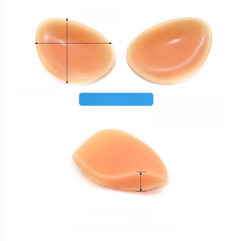 Nähtamatu silikoonist rinnapadi, väike rind, suurendatud, paksendatud sisetükiga ujumisriided, bikiinipesu, kolmemõõtmeline ülemine kronstein, naiste rinnapadi