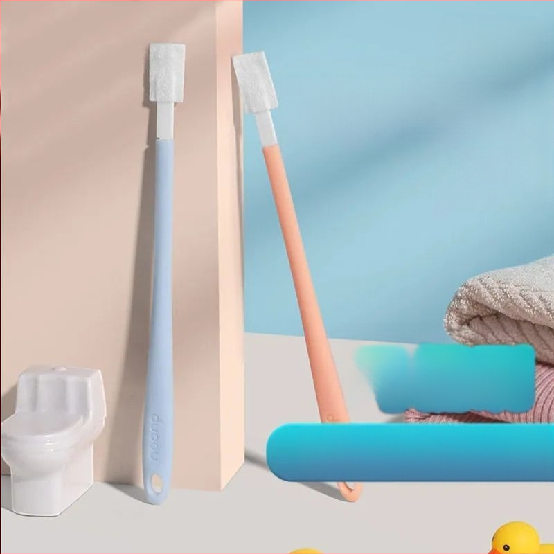 Buitinio tualetinio šepečio valymas be tualetinio šepečio, išmetantis negyvą kampą, kostiumas vienkartiniam tualetiniam šepečiui