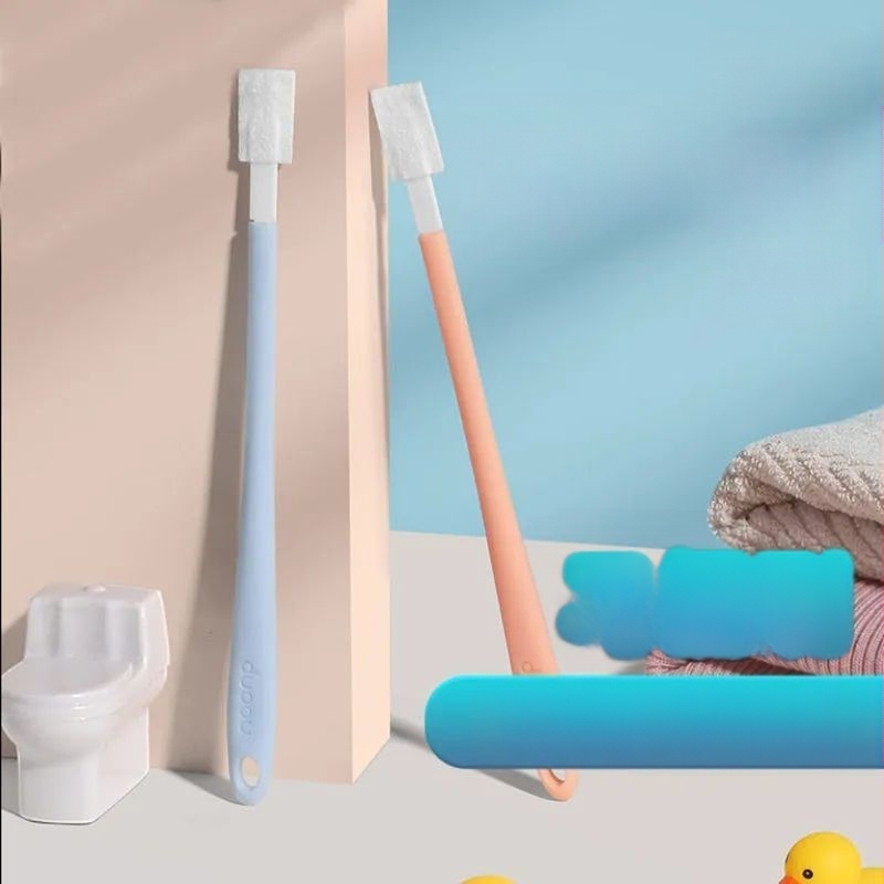 Buitinio tualetinio šepečio valymas be tualetinio šepečio, išmetantis negyvą kampą, kostiumas vienkartiniam tualetiniam šepečiui