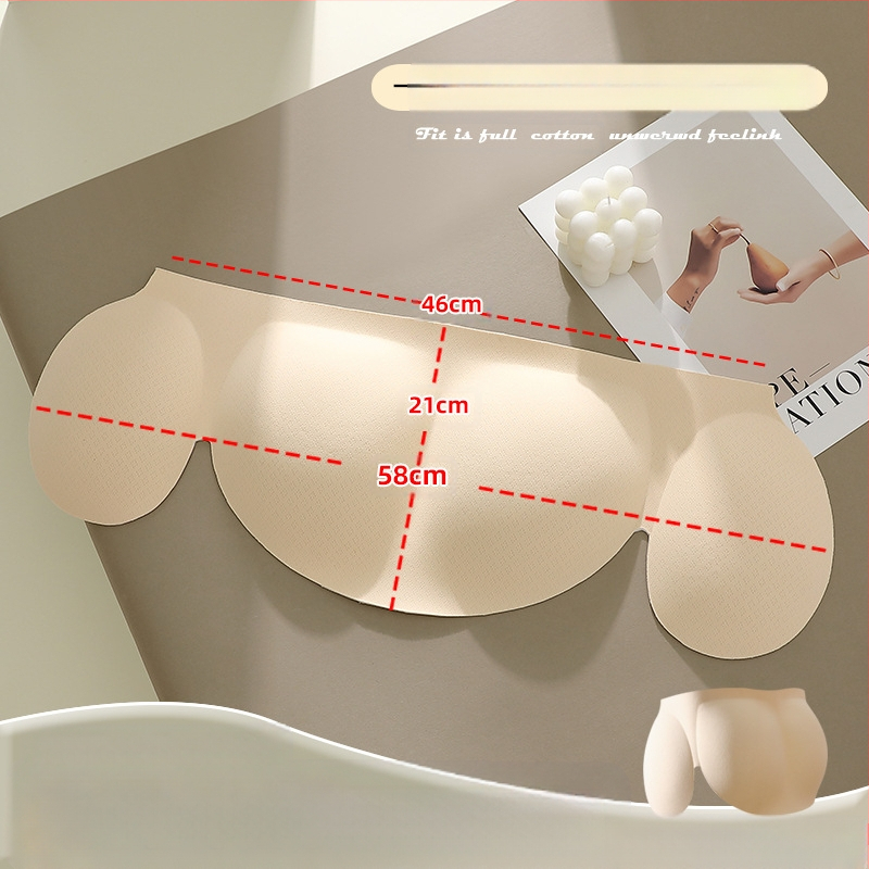 Tuhara tõstmisega polsterdatud teksad tuharate suurendamiseks ja vormimiseks, unisex paksendatud puusatõstmise maagia virsikukujulise ja kauni tuhara saavutamiseks