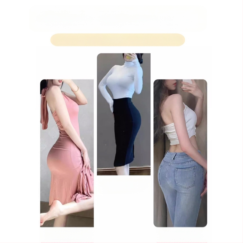 Tuhara tõstmisega polsterdatud teksad tuharate suurendamiseks ja vormimiseks, unisex paksendatud puusatõstmise maagia virsikukujulise ja kauni tuhara saavutamiseks