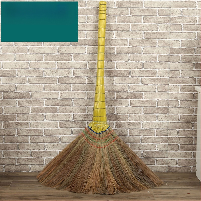 Grindų vidaus dulkių nendrinė šluota nendrinė plunksnų šluota namų apyvokos reikmenys vintažinė šluota plaukai šeima kūryba