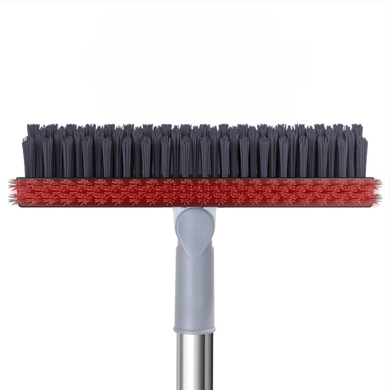 Perie de podea pentru cusături, perie de podea pentru baie, spălare pereți, curățare gresie, mâner lung, perie de podea pentru baie, fără unghi mort