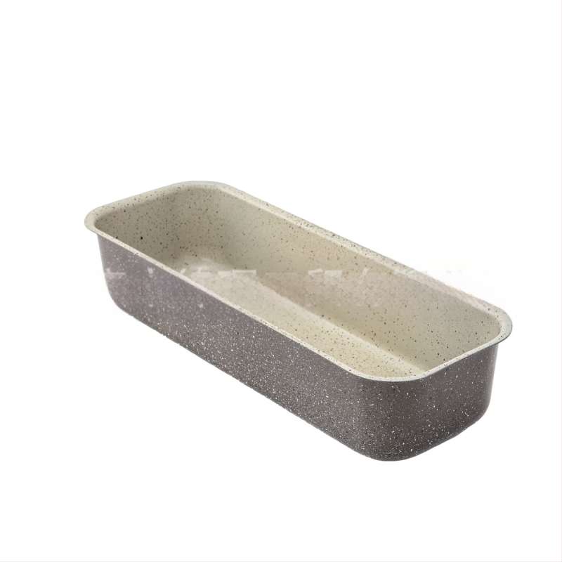 Határokon átnyúló speciális 33 cm-es dupla színű szórófejhez, nehéz acél meghosszabbított tusi doboz pirítós tapadásmentes kenyérsütéshez, szénacél sütőlap