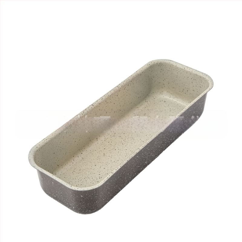 Határokon átnyúló speciális 33 cm-es dupla színű szórófejhez, nehéz acél meghosszabbított tusi doboz pirítós tapadásmentes kenyérsütéshez, szénacél sütőlap