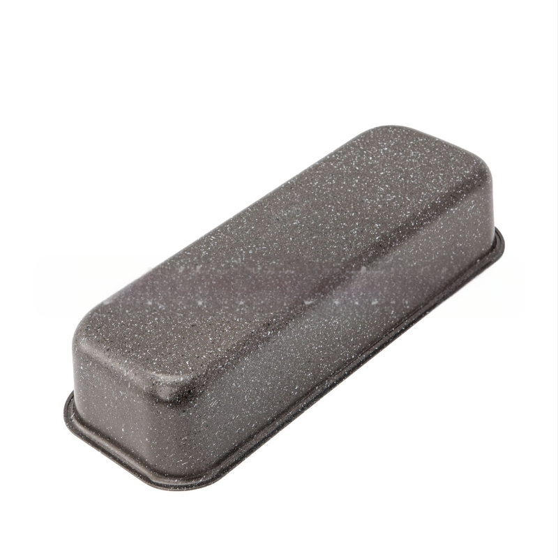 Határokon átnyúló speciális 33 cm-es dupla színű szórófejhez, nehéz acél meghosszabbított tusi doboz pirítós tapadásmentes kenyérsütéshez, szénacél sütőlap