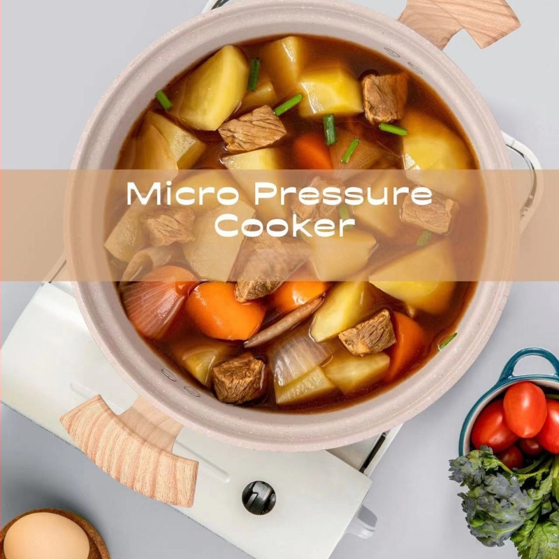 Gamyklinis naujas mikroslėginis puodas daugiafunkcis virimo puodas buitinis nelimpantis puodas sriubos troškinys indukcinė viryklė dujinė viryklė universali