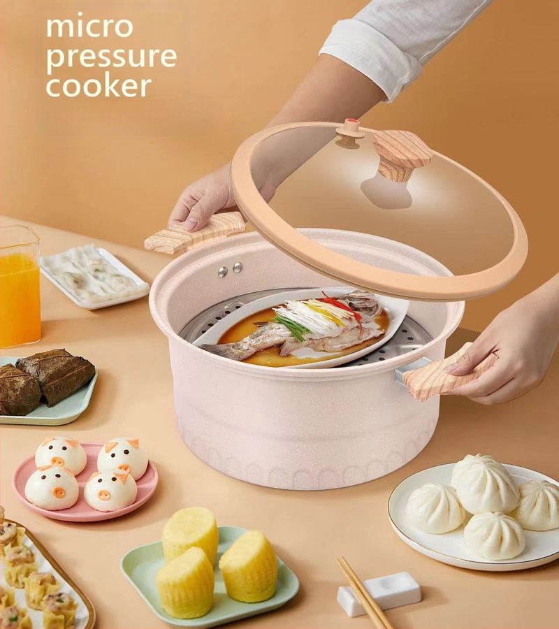 Gamyklinis naujas mikroslėginis puodas daugiafunkcis virimo puodas buitinis nelimpantis puodas sriubos troškinys indukcinė viryklė dujinė viryklė universali