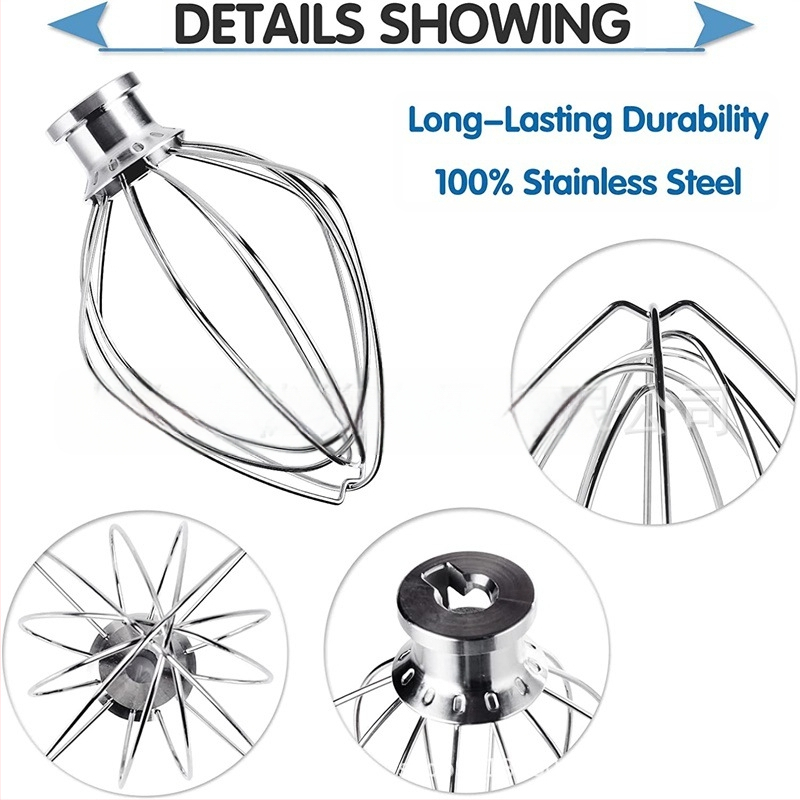 KN256WW 6QT vahukoore traatvahustaja roostevabast terasest KitchenAidi vertikaalne köögikombain, lisatarvikud