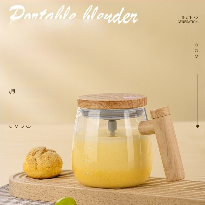 Elektrinis maišymo puodelis, stiklinis purtyklės puodelis, automatinis maišymo puodelis, kavos pieno miltelių maišymas vienu spustelėjimu, maistinė dovana