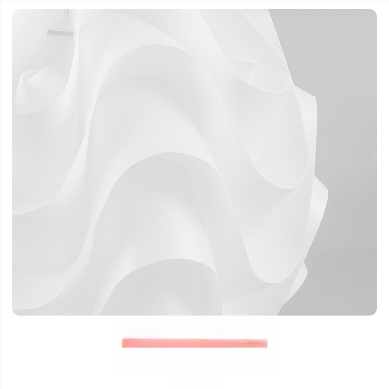 Pp Wave Ball Lampshade Cafe Restaurant Lihtne loominguline ümmargune lühter Magamistoa lambivarjuga põrandalamp hulgimüük