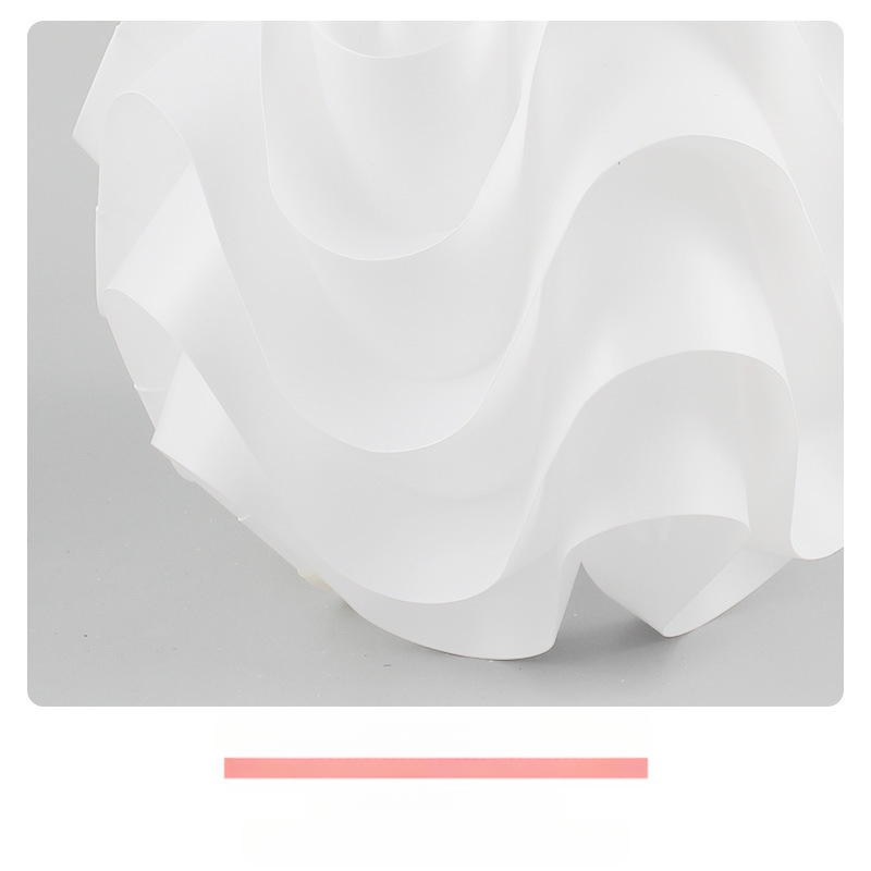 Pp Wave Ball Lampshade Cafe Restaurant Lihtne loominguline ümmargune lühter Magamistoa lambivarjuga põrandalamp hulgimüük