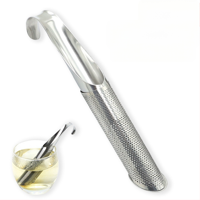 304 Неръждаема стомана, Висяща Чайна Инфузер, Дръжка за Чай, Филтър за Теч на Чай, Чаена Лъжица с Дръжка за Чай, Комплект за Чай