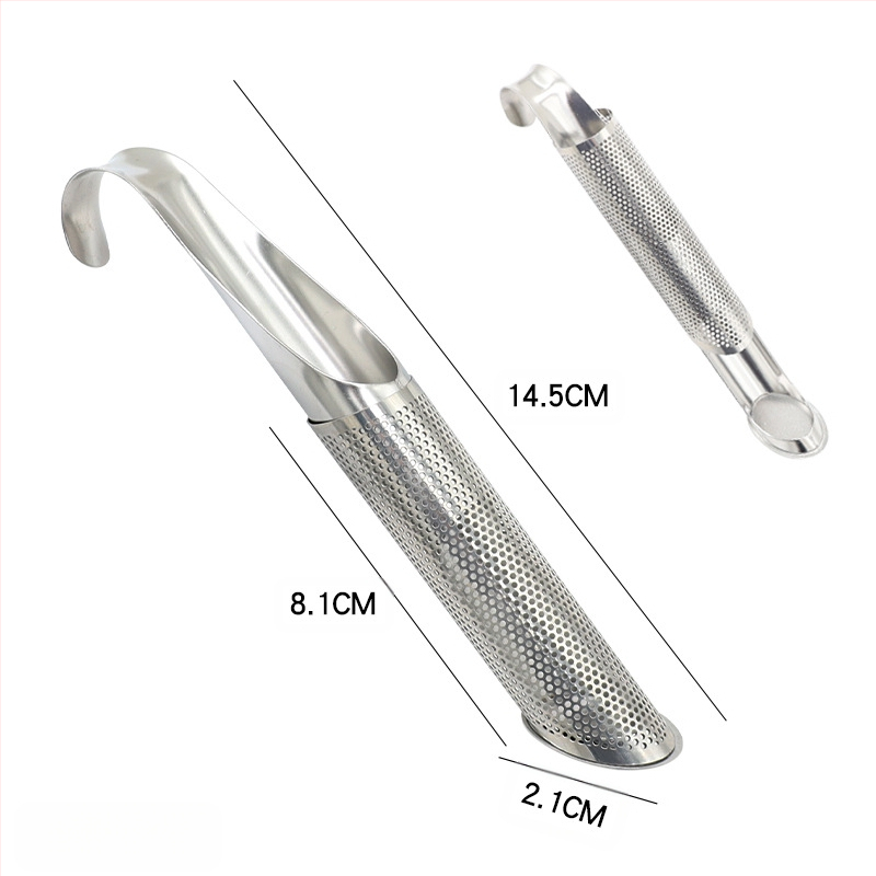 304 Неръждаема стомана, Висяща Чайна Инфузер, Дръжка за Чай, Филтър за Теч на Чай, Чаена Лъжица с Дръжка за Чай, Комплект за Чай