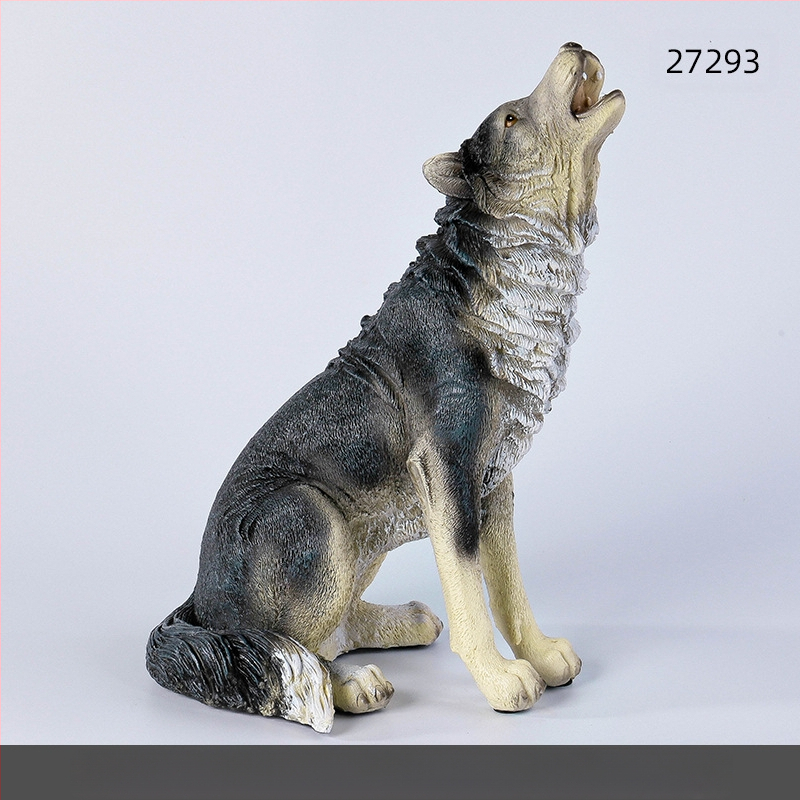 Európai stílusú otthoni gyanta utánzás üvöltő gyanta díszek nappali iroda kültéri kert táj dekoráció kézművesség