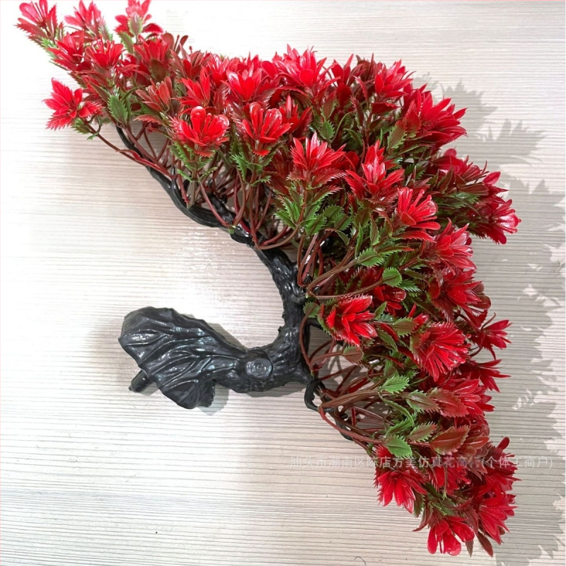 Prekogranična simulacija ružine trave, dobrodošlica, biljka bora, lonca, unutarnja zelena biljka, bonsai, stolni lažni cvijet, ukrasi za dom