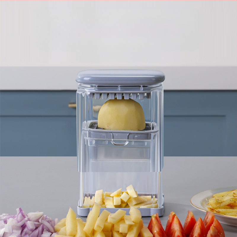 [Rangelt valitud] Spetsiaalne lõikur friikartulite, porgandilõikuri, multifunktsionaalse köögiviljalõikuri, tomati- ja õunalõikuri jaoks