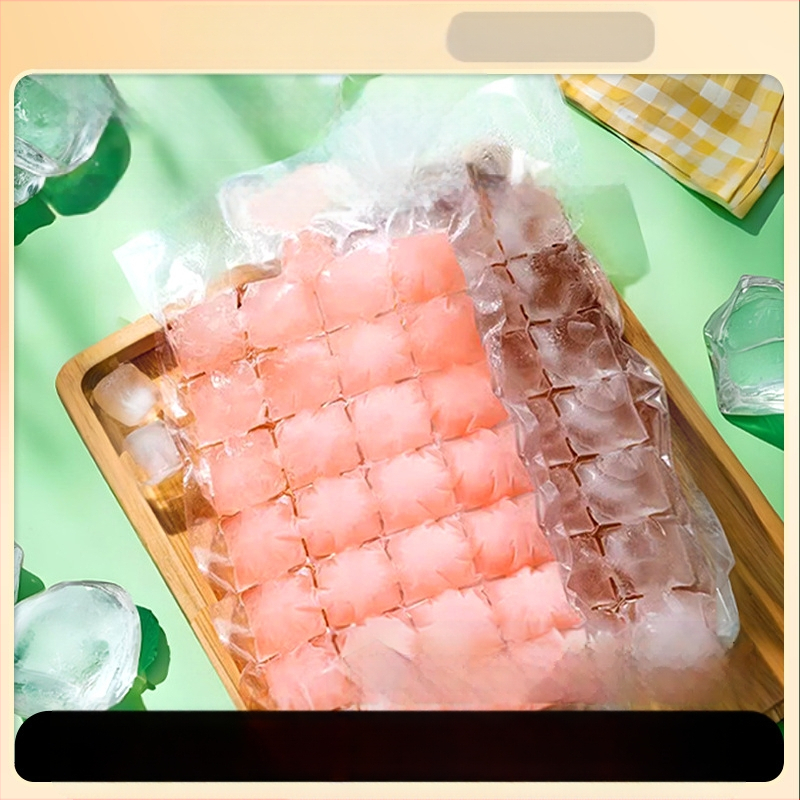 Vienkartinis ledo maišelis, buitinis, kūrybingas, savaime užsandarinantis ledo padėklas, šviežumo laikymo maišelis, ledo kubeliai, vasaros ledo gaminimo aparatas, vandeniu užpildytas ledo maišelis