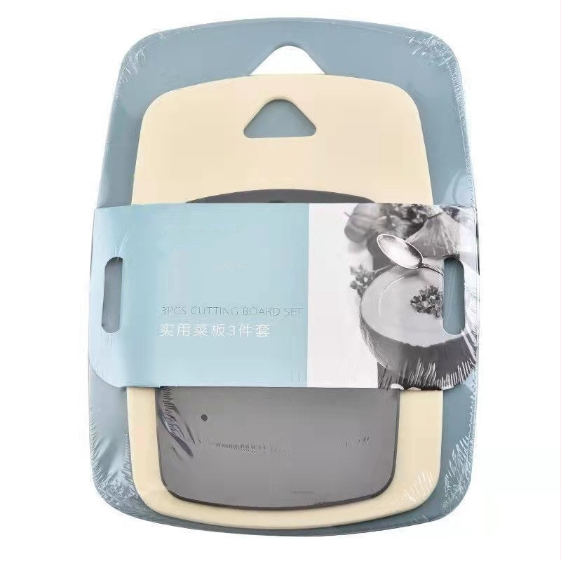 PP plastikinė nešiojama, prie sienos tvirtinama pjaustymo lentelė, trijų dalių rinkinys, maistinė, buitinė, virtuvės pjaustymo lentelė maisto papildams, daržovėms ir vaisiams