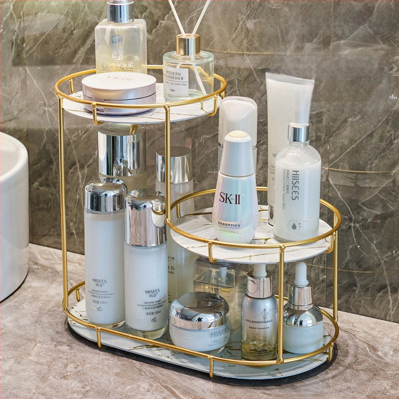 Lengvas, prabangus, daugiasluoksnis, stalinis, vonios kambario laikymo stovas, tualetinio staliuko organizatorius, vonios kambario kriauklės kosmetikos laikymo stovas