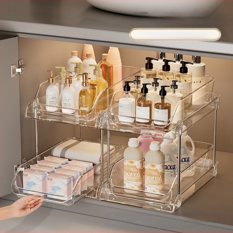 Kriauklė po praustuvu Daiktadėžė Ištraukiama spintelė Daugiafunkcinė apdaila Tualetas Vonios kambario spintelė Daiktadėžė Laminuota lentynėlė