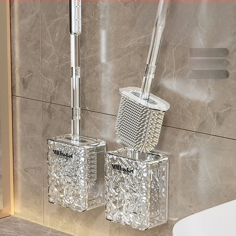 Ledyno rašto tualetinis šepetys buitinis negyvas kampas tualetinis šepetys tualetas tualeto plovimo artefakto šepetys tualetinis šepetys montuojamas ant sienos