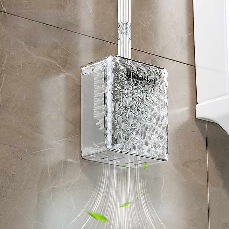 Ledyno rašto tualetinis šepetys buitinis negyvas kampas tualetinis šepetys tualetas tualeto plovimo artefakto šepetys tualetinis šepetys montuojamas ant sienos