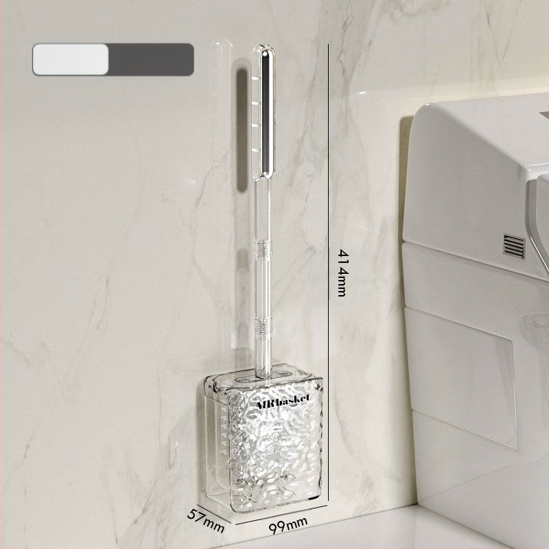 Ledyno rašto tualetinis šepetys buitinis negyvas kampas tualetinis šepetys tualetas tualeto plovimo artefakto šepetys tualetinis šepetys montuojamas ant sienos