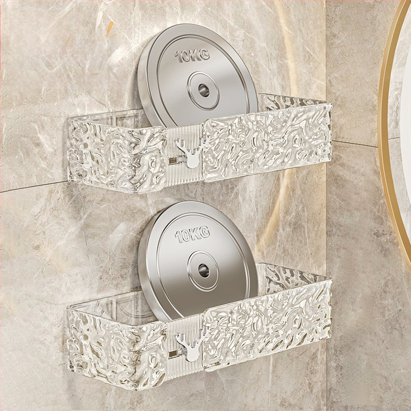 Lengvas prabangus vandens gofruotojo kartono laikymo stovas su ledynų raštu vonios kambariui ir virtuvei, didelės spalvos, sustorinta sieninė pakabinama apdailos laikymo dėžė