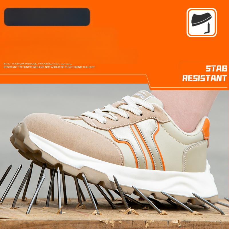 Nauji moteriški darbo apsaugos batai, moteriški smūgiams atsparūs, pradūrimams atsparūs, lengvi, minkšto dugno darbo batai, plieniniai noseliai, kvėpuojantys, mažo dydžio apsauginiai batai