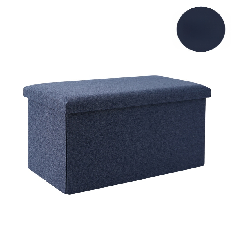 Кутия за съхранение на дрехи с капак, детски многофункционален стол за съхранение на играчки, сгъваем стол за съхранение на диван, домакински принадлежности