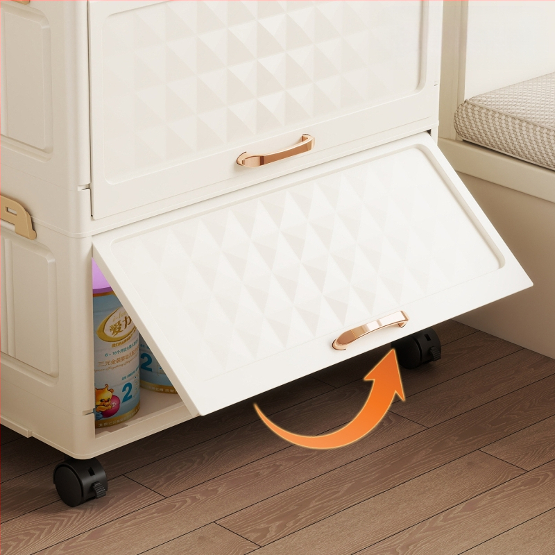 Elutoa mänguasjade suupistete põrandal seisev hoiuriiul ühiselamu paksendatud hoiukapp lihtne hoiuraam ratastega kombineeritud hoiukapp