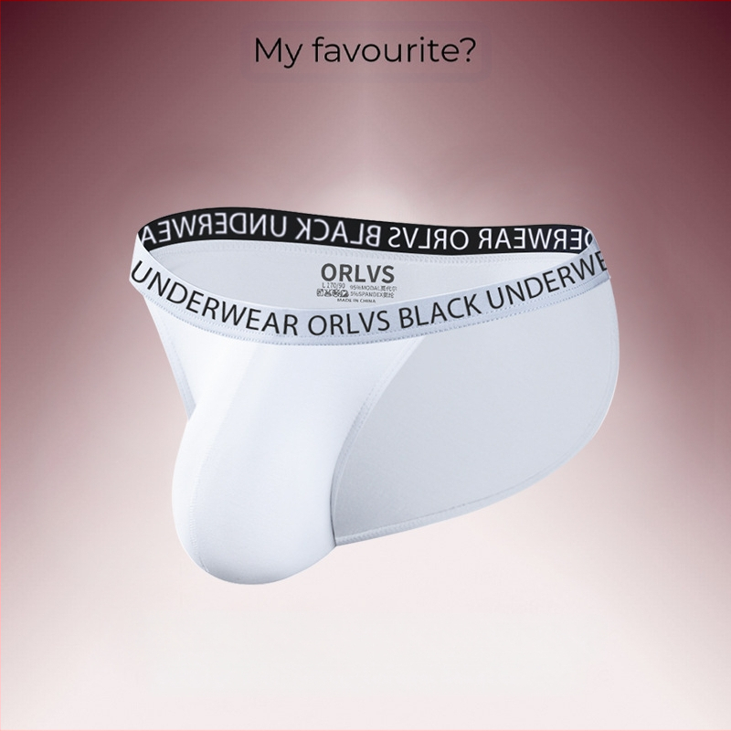 ORLVS „Shake Fast Hand Live“ vienspalviai modaliniai apatiniai, kvėpuojantys, patogūs, aukštos šakutės kelnaitės OR6102