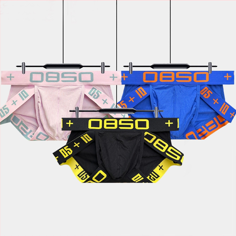 [Juoda figūra] seksualios vyriškos kelnaitės su aukštu šakute, siūlinės medvilnės sportinės U formos išgaubti klubai, vyriški apatiniai