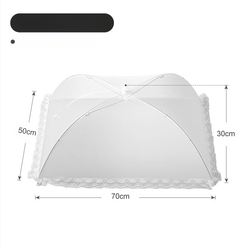 Söögilaua kate köögiviljakate majapidamises kokkupandav söögilaua kate uus tolmu- ja kärbsekindel toidukate ülejäänud toiduvõrgu suur kate