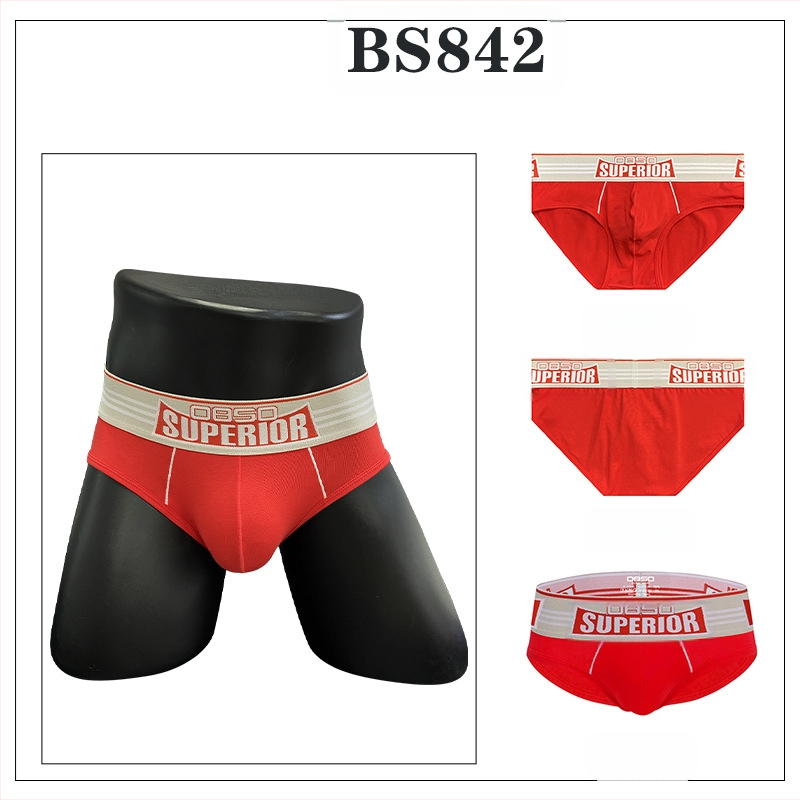 0850 tarpvalstybiniai vyriški apatiniai iš medvilnės, patogūs, madingi vyriški apatiniai, tiesioginė gamyklinė partija BS842