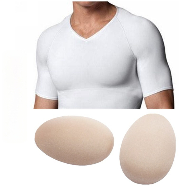 Vyrams skirti padidinti krūtinės raumenys. Silikoninės vyriškos krūtinės pagalvėlės.