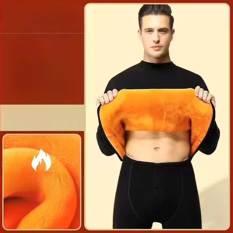 Thermal Intimates férfi öltöny vastagított bársony német bársony fűtés plus size ifjúsági téli hidegálló őszi ruhák és őszi nadrágok