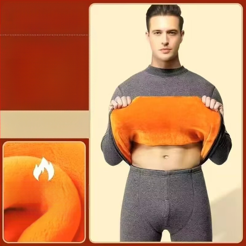 Thermal Intimates férfi öltöny vastagított bársony német bársony fűtés plus size ifjúsági téli hidegálló őszi ruhák és őszi nadrágok