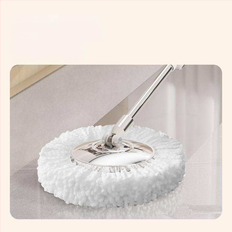 Ανοξείδωτη περιστρεφόμενη διπλής κίνησης αυτόματη σφουγγαρίστρα Lazy People`s Hands-Free οικιακή σφουγγαρίστρα με κουβά