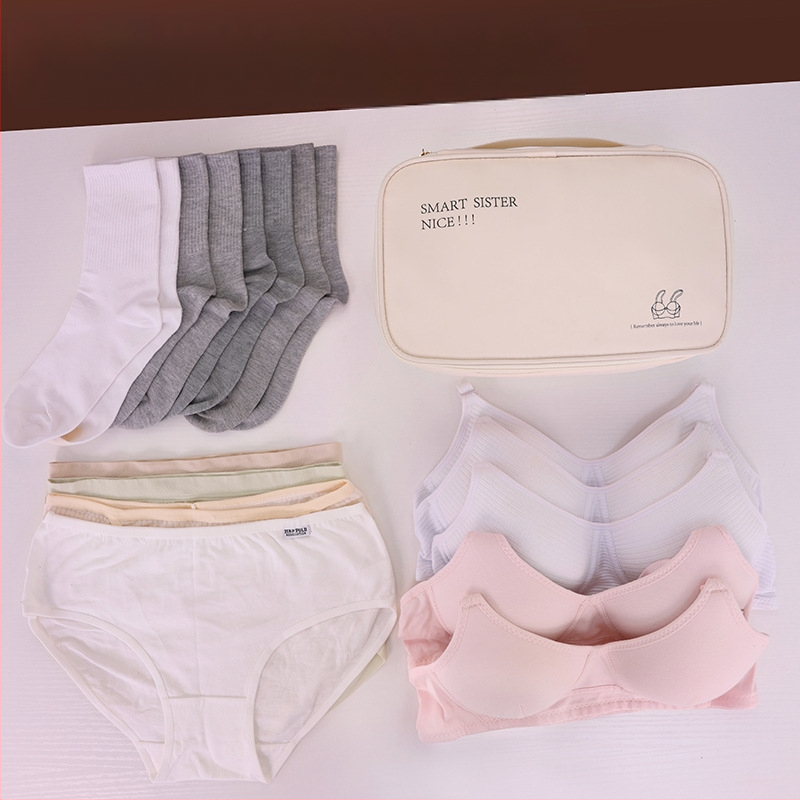 Amazon robbanásveszélyes kétrétegű fehérnemű tárolótáska utazóruházat-tároló táska melltartó fehérnemű zokni tárolótáska